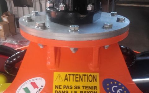 Attacco Safety Block Tecnomeccanica di serie per Rotori Flangiati